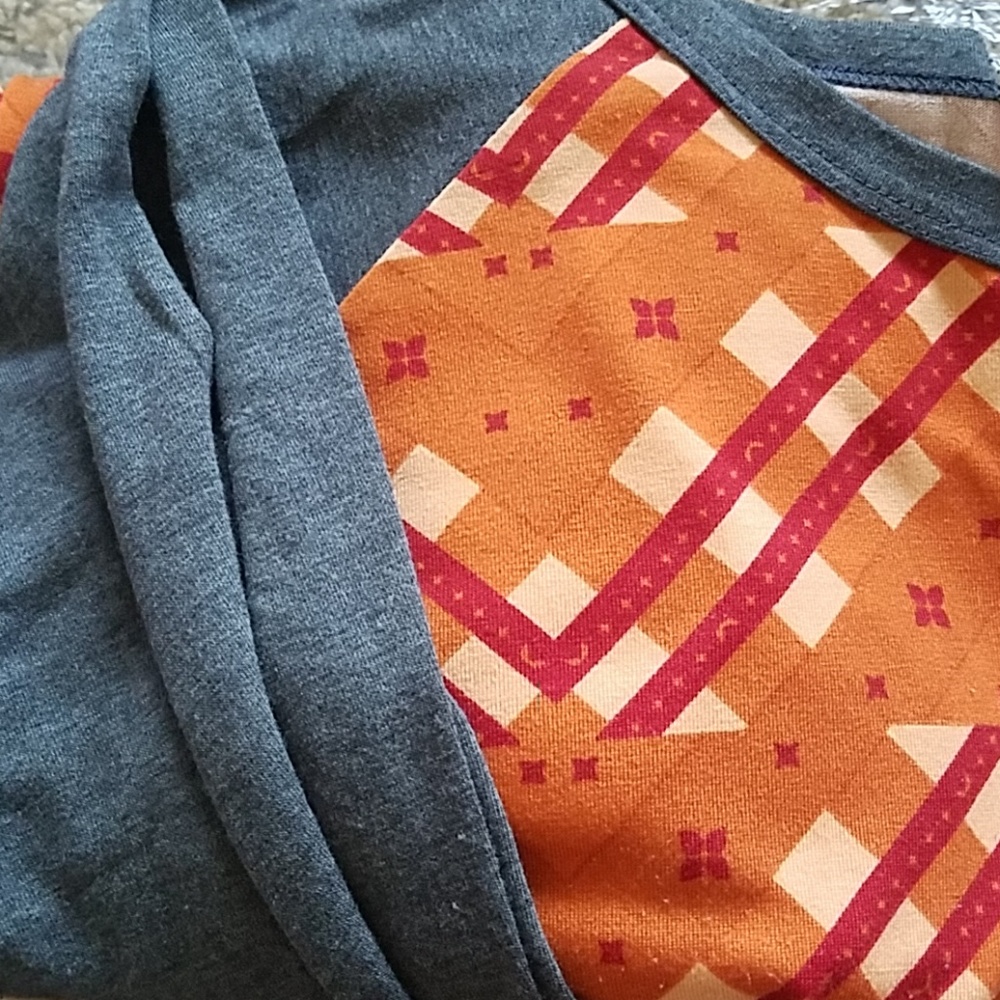 Lularoe Orange Randy 2xl